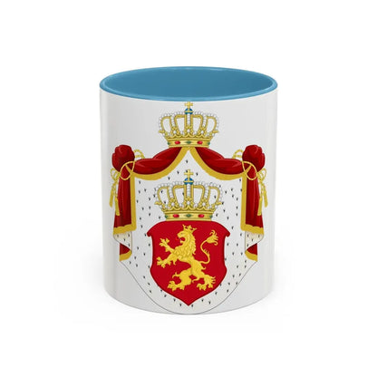State Achievement of Bulgaria 1878 - Accent Coffee Mug 11oz Light Blue - Go Mug Yourself
