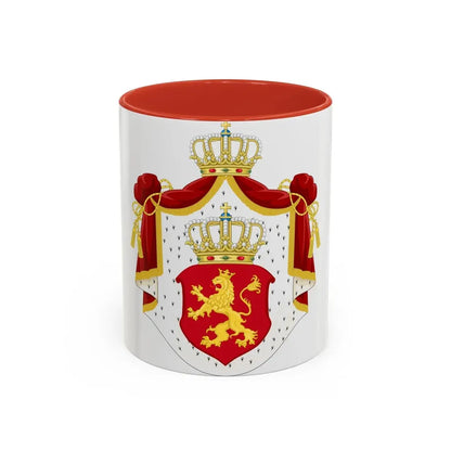 State Achievement of Bulgaria 1878 - Accent Coffee Mug 11oz Red - Go Mug Yourself