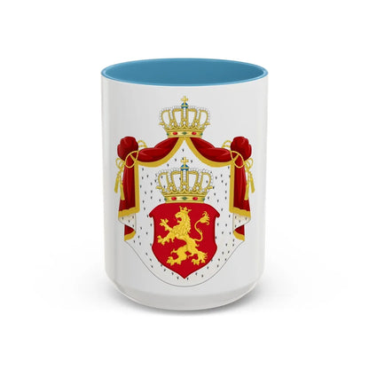 State Achievement of Bulgaria 1878 - Accent Coffee Mug-15oz-Light Blue-Go Mug Yourself