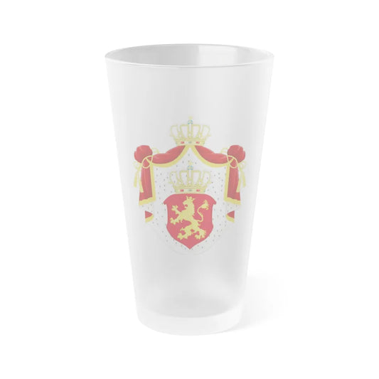 State Achievement of Bulgaria 1878 - Frosted Pint Glass 16oz-16oz-Frosted-Go Mug Yourself