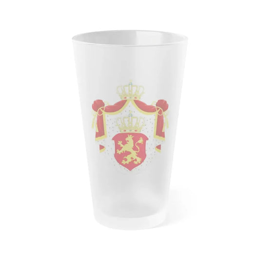 State Achievement of Bulgaria 1878 - Frosted Pint Glass 16oz 16oz Frosted - Go Mug Yourself