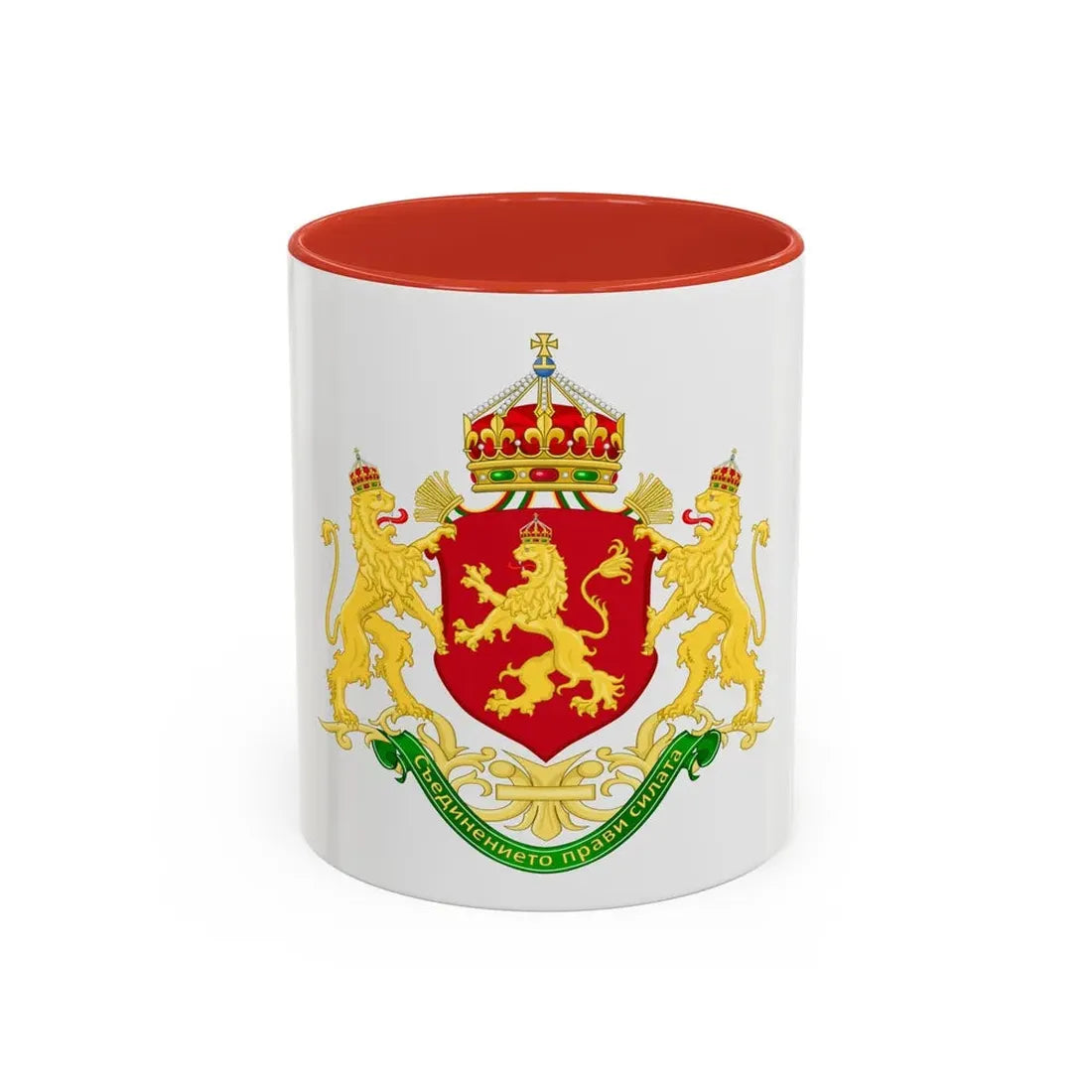 State Achievement of Bulgaria 1908-1946 - Accent Coffee Mug 11oz Red - Go Mug Yourself