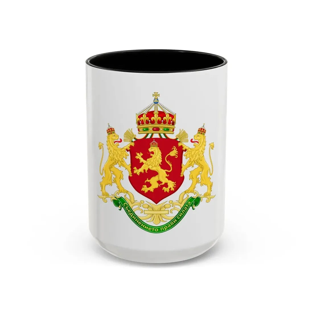 State Achievement of Bulgaria 1908-1946 - Accent Coffee Mug 15oz Black - Go Mug Yourself