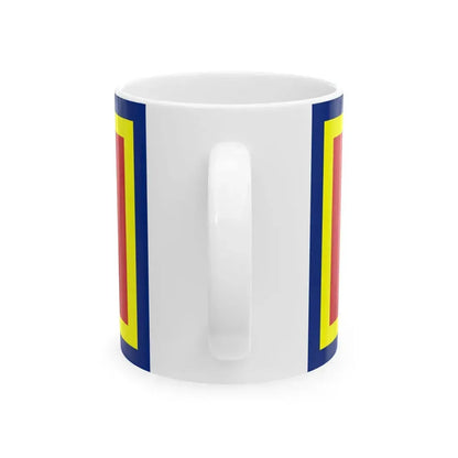 State Ceremonial Flag of Johor (Malaysia) White Coffee Mug - Go Mug Yourself