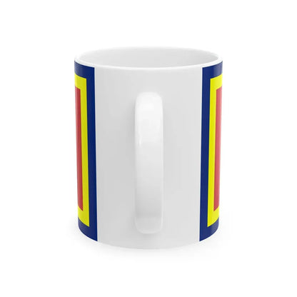 State Ceremonial Flag of Johor (Malaysia) White Coffee Mug - Go Mug Yourself