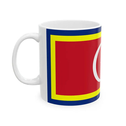 State Ceremonial Flag of Johor (Malaysia) White Coffee Mug - Go Mug Yourself