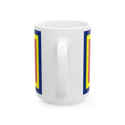 State Ceremonial Flag of Johor (Malaysia) White Coffee Mug - Go Mug Yourself
