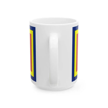 State Ceremonial Flag of Johor (Malaysia) White Coffee Mug - Go Mug Yourself