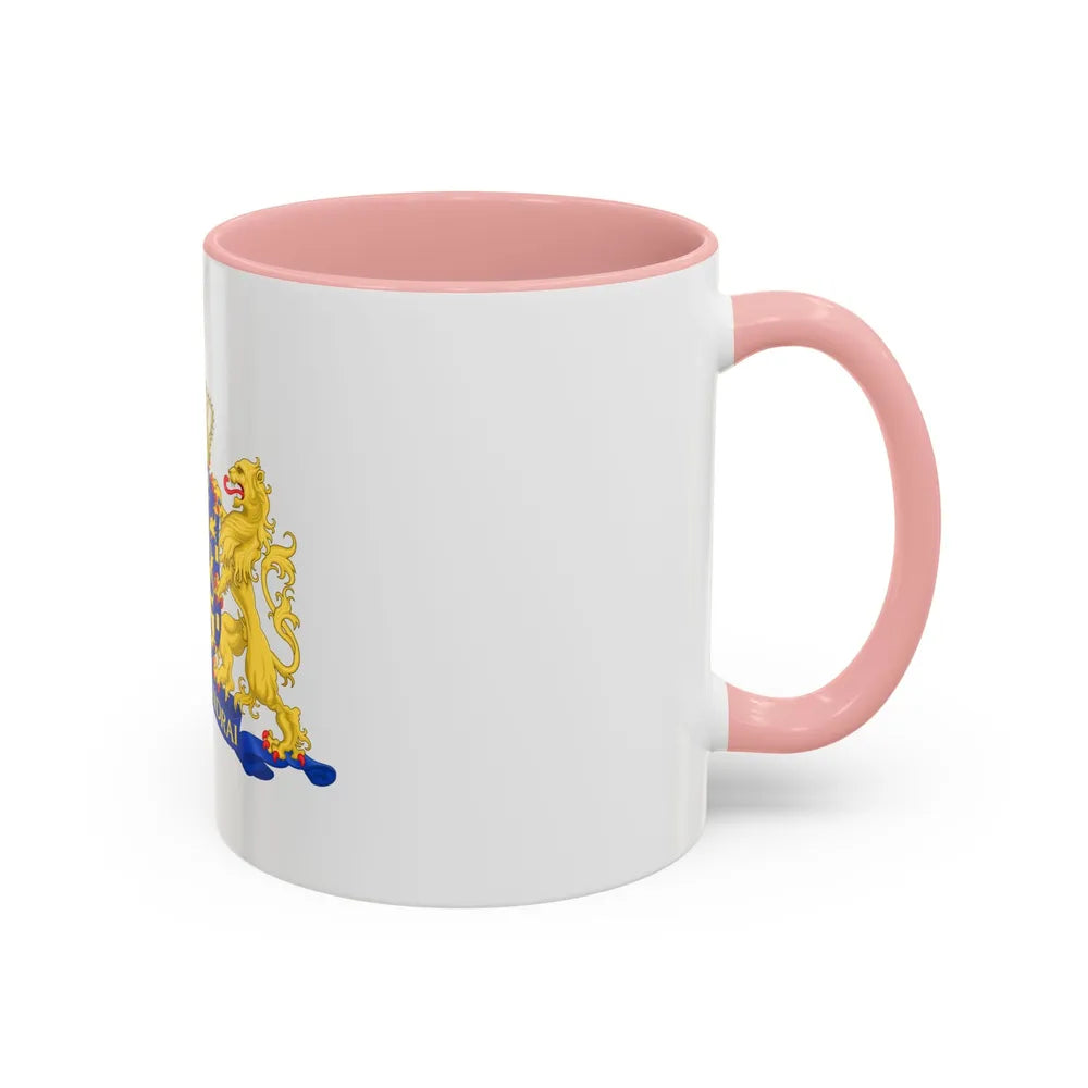 State coat of arms of the Netherlands - Accent Coffee Mug - Go Mug Yourself