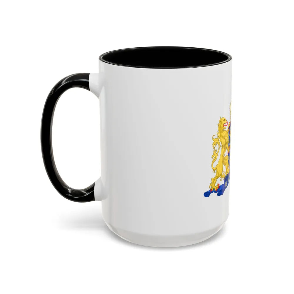 State coat of arms of the Netherlands - Accent Coffee Mug - Go Mug Yourself