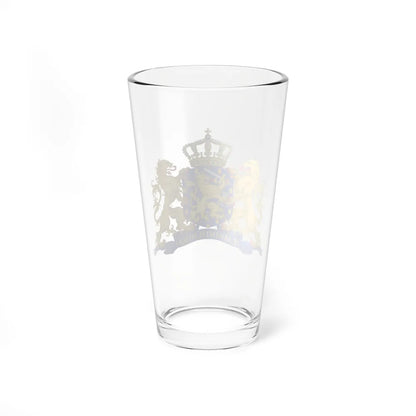 State coat of arms of the Netherlands - Pint Glass 16oz-Go Mug Yourself