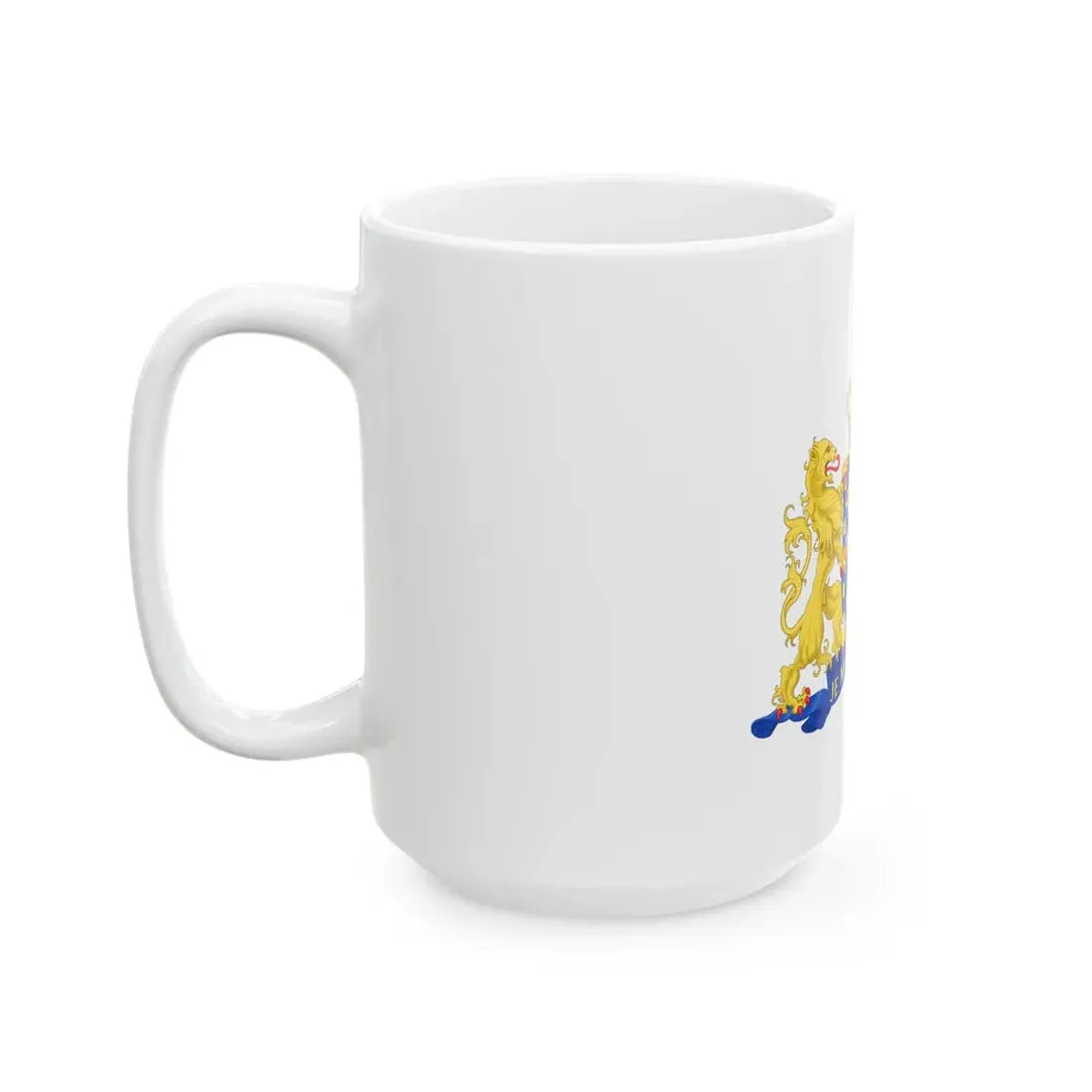 State coat of arms of the Netherlands - White Coffee Mug - Go Mug Yourself