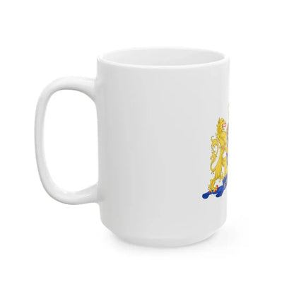 State coat of arms of the Netherlands - White Coffee Mug - Go Mug Yourself