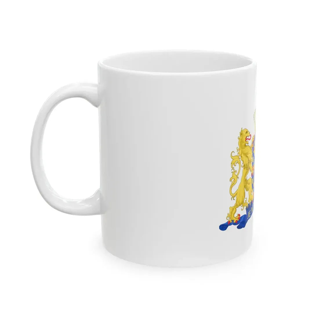 State coat of arms of the Netherlands - White Coffee Mug - Go Mug Yourself