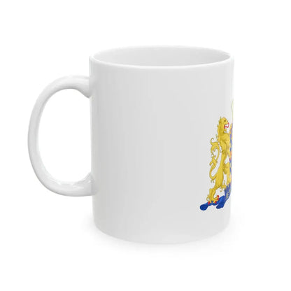 State coat of arms of the Netherlands - White Coffee Mug - Go Mug Yourself