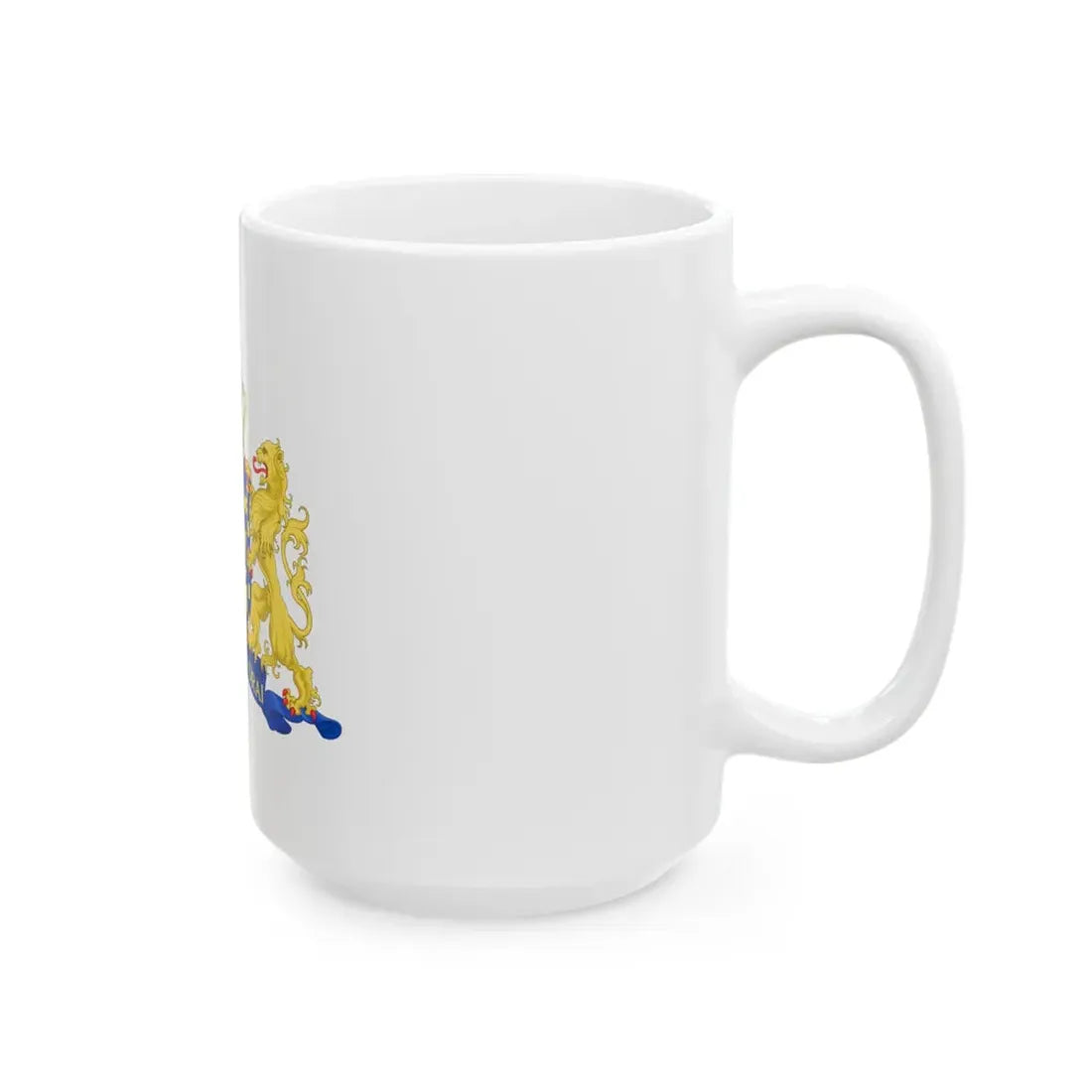 State coat of arms of the Netherlands - White Coffee Mug - Go Mug Yourself