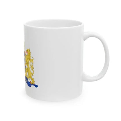 State coat of arms of the Netherlands - White Coffee Mug - Go Mug Yourself