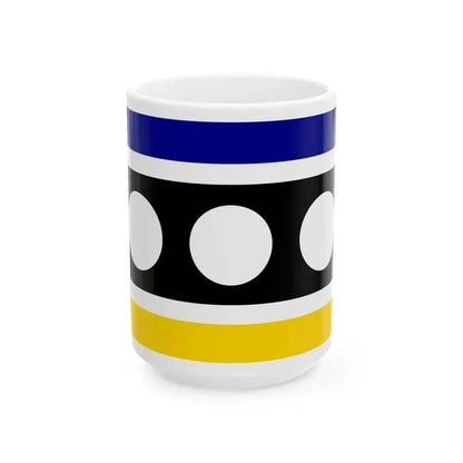 State Colors Penn Banner (United States) White Coffee Mug 15oz - Go Mug Yourself