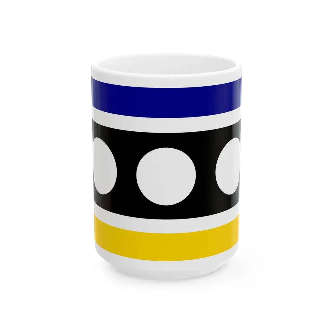 State Colors Penn Banner (United States) White Coffee Mug 15oz - Go Mug Yourself