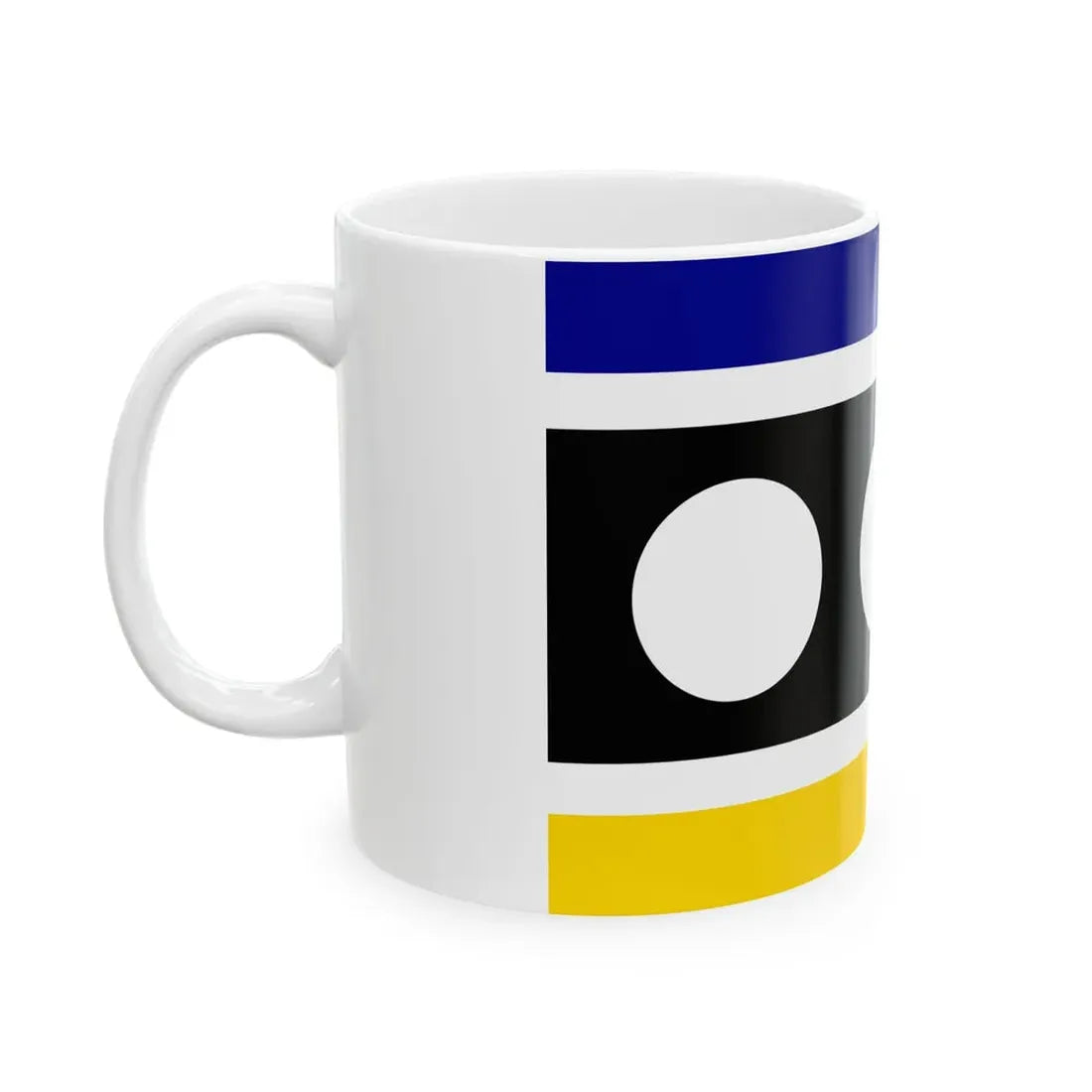 State Colors Penn Banner (United States) White Coffee Mug - Go Mug Yourself