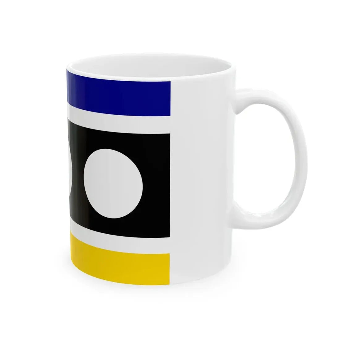 State Colors Penn Banner (United States) White Coffee Mug - Go Mug Yourself