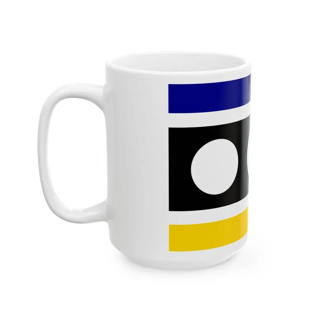 State Colors Penn Banner (United States) White Coffee Mug - Go Mug Yourself