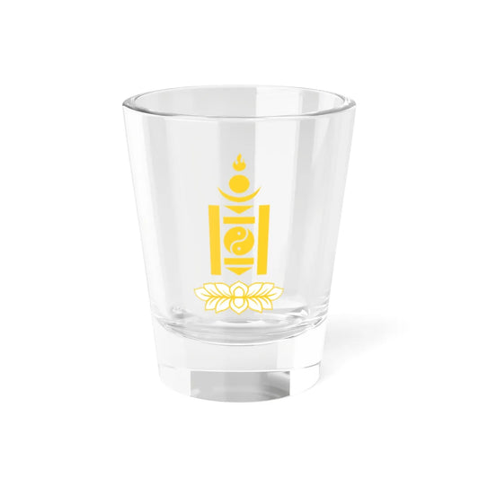 State emblem of Mongolian Peoples Republic 1924-1940 (Mongolia) (Coat of Arms) Shot Glass 1.5oz 1.5oz - Go Mug Yourself