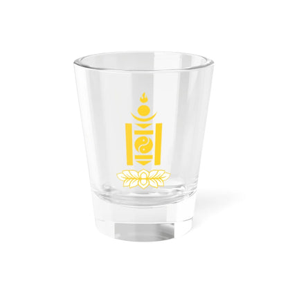 State emblem of Mongolian Peoples Republic 1924-1940 (Mongolia) (Coat of Arms) Shot Glass 1.5oz - Go Mug Yourself