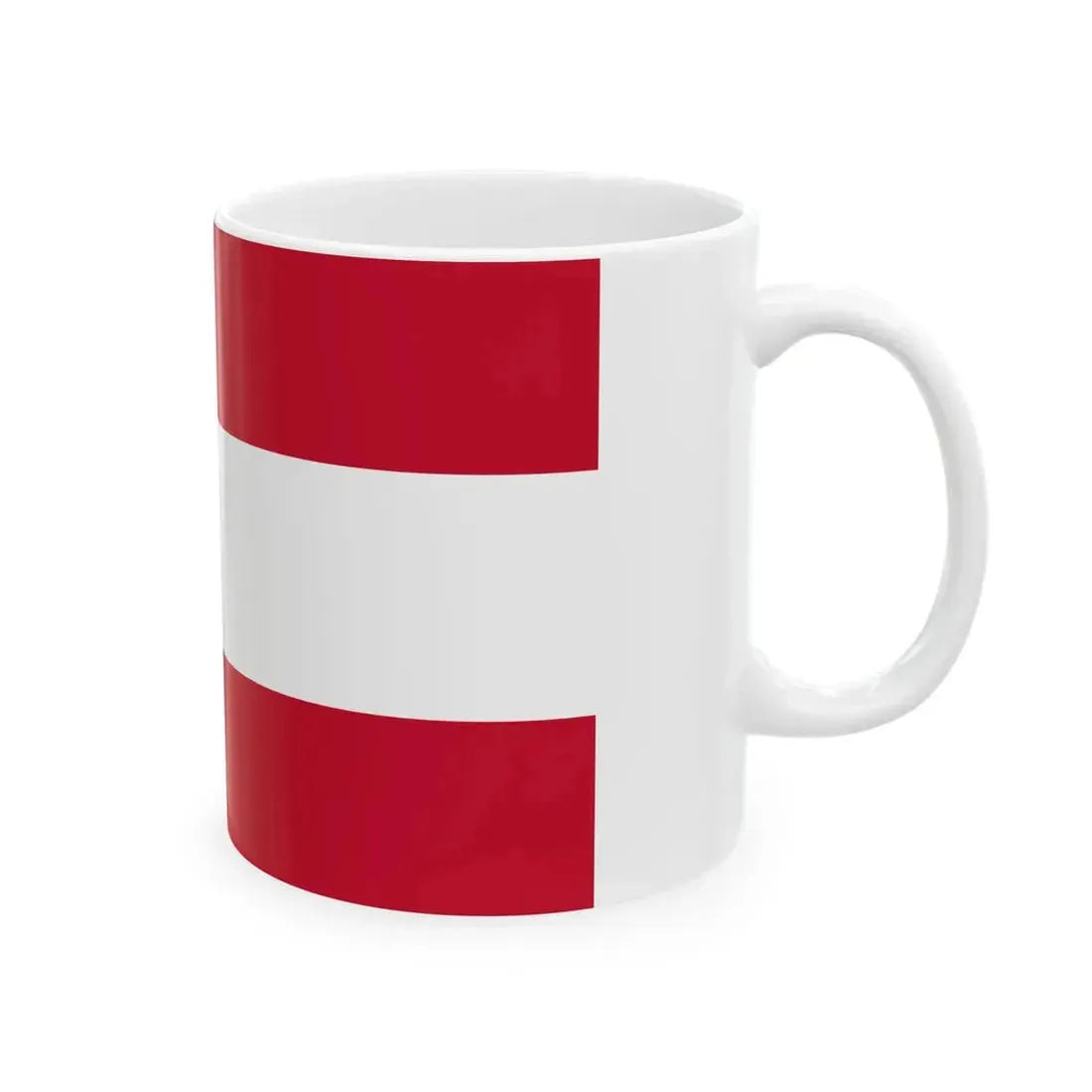 State Ensign of Austria 1929-1934 (Austria) White Coffee Mug - Go Mug Yourself