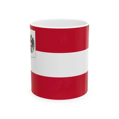 State Ensign of Austria 1934-1938 (Austria) White Coffee Mug 11oz - Go Mug Yourself