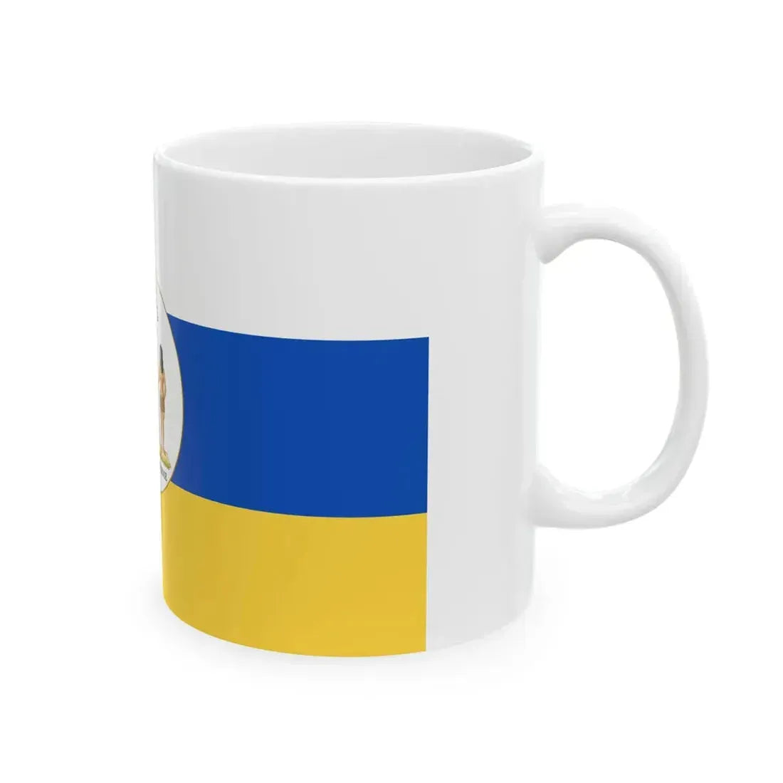 State Ensign of Chile 1813-1814 (Chile) White Coffee Mug - Go Mug Yourself