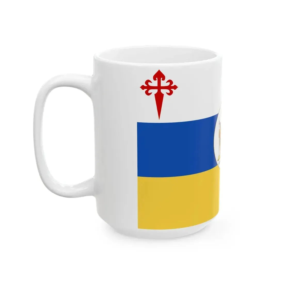 State Ensign of Chile 1813-1814 (Chile) White Coffee Mug - Go Mug Yourself