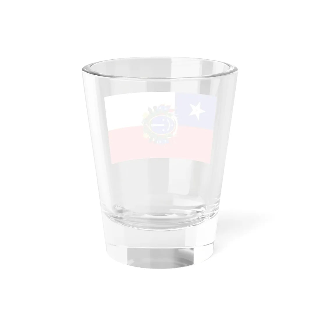 State Ensign of Chile 1819-1834 (Chile) Shot Glass 1.5oz - Go Mug Yourself
