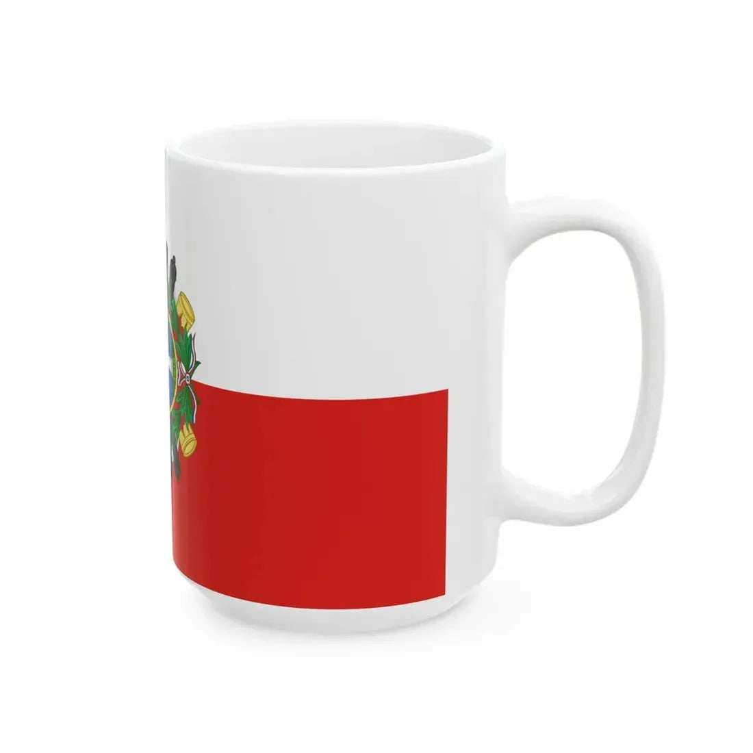 State Ensign of Chile 1819-1834 (Chile) White Coffee Mug - Go Mug Yourself