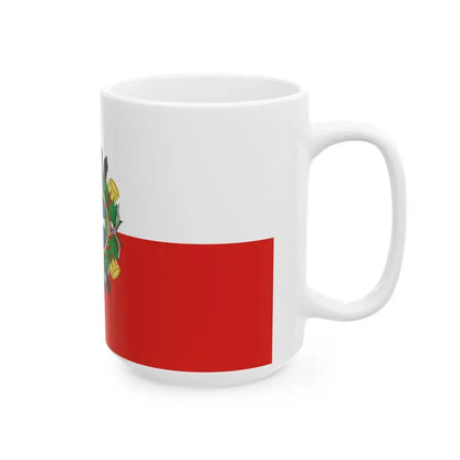 State Ensign of Chile 1819-1834 (Chile) White Coffee Mug - Go Mug Yourself