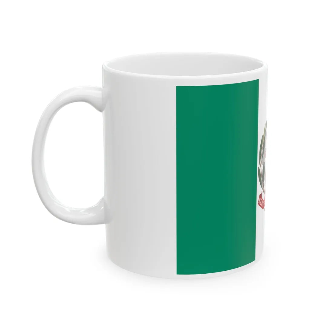 State ensign of Italy 2003-2006 (Italy) White Coffee Mug - Go Mug Yourself