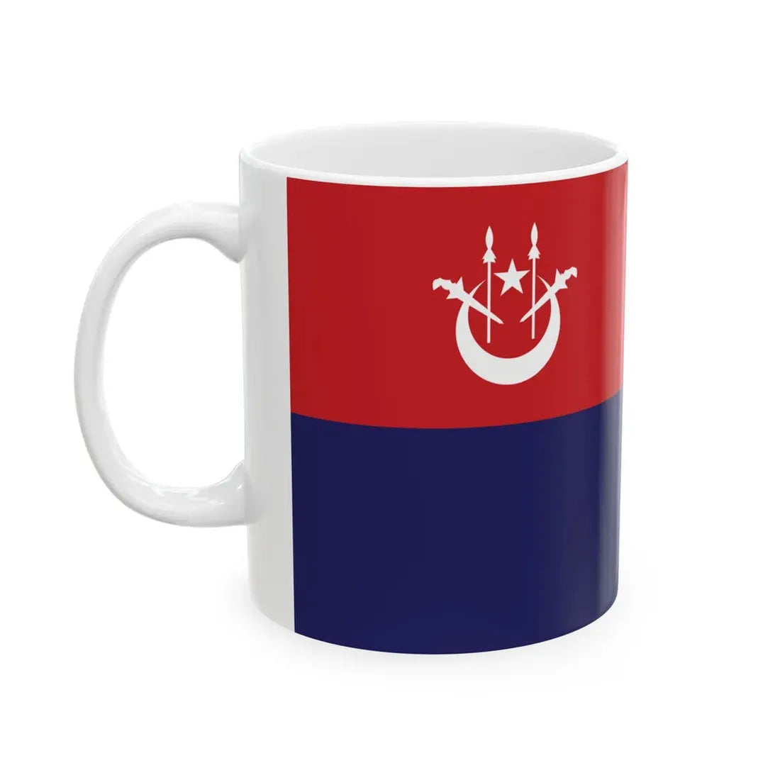 State Ensign of Kelantan (Malaysia) White Coffee Mug - Go Mug Yourself