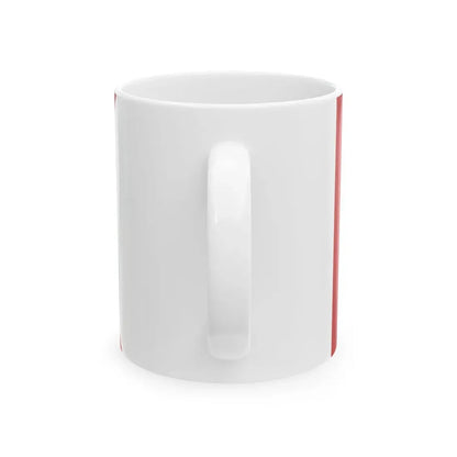 State Ensign of the Free City of Danzig Dienstflagge (Poland) White Coffee Mug - Go Mug Yourself