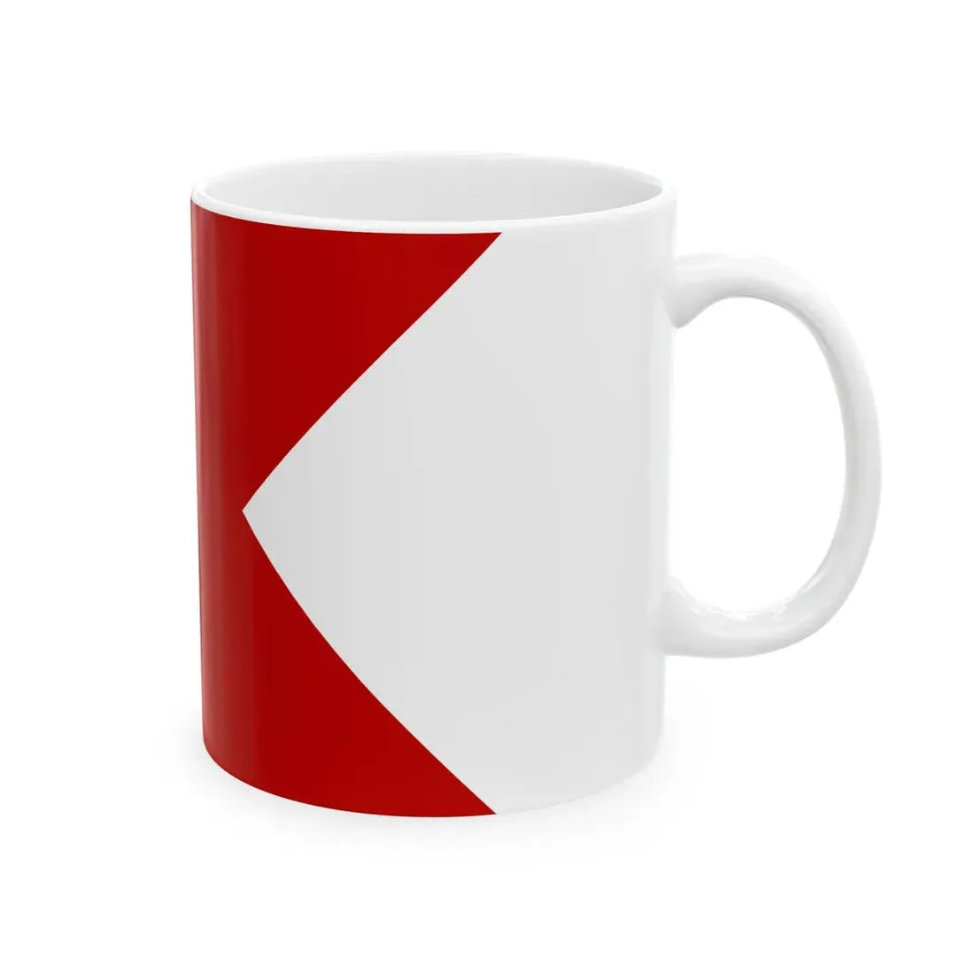 State Ensign of the Free City of Danzig Dienstflagge (Poland) White Coffee Mug - Go Mug Yourself