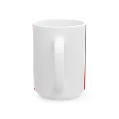 State Ensign of the Free City of Danzig Dienstflagge (Poland) White Coffee Mug - Go Mug Yourself