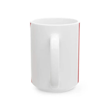 State Ensign of the Free City of Danzig Dienstflagge (Poland) White Coffee Mug - Go Mug Yourself