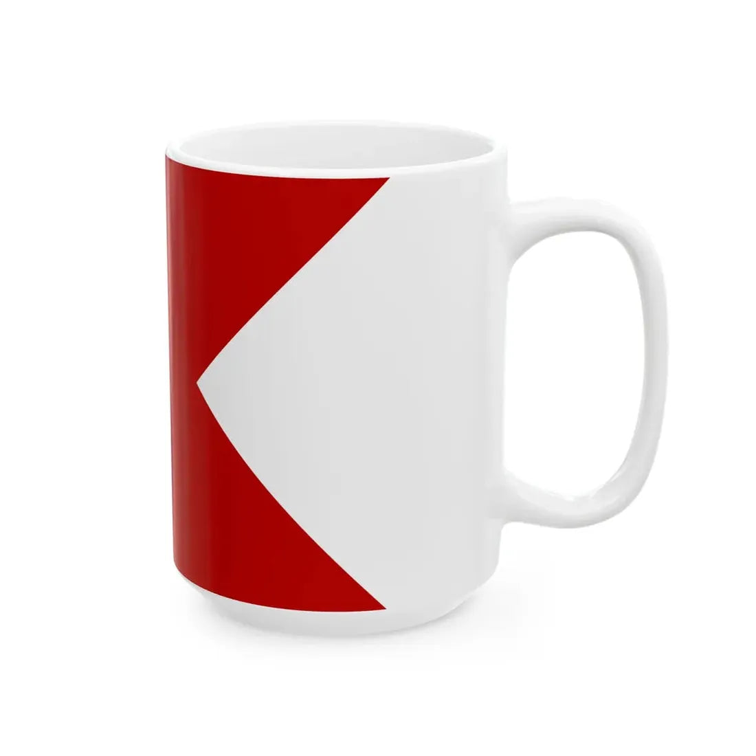 State Ensign of the Free City of Danzig Dienstflagge (Poland) White Coffee Mug - Go Mug Yourself