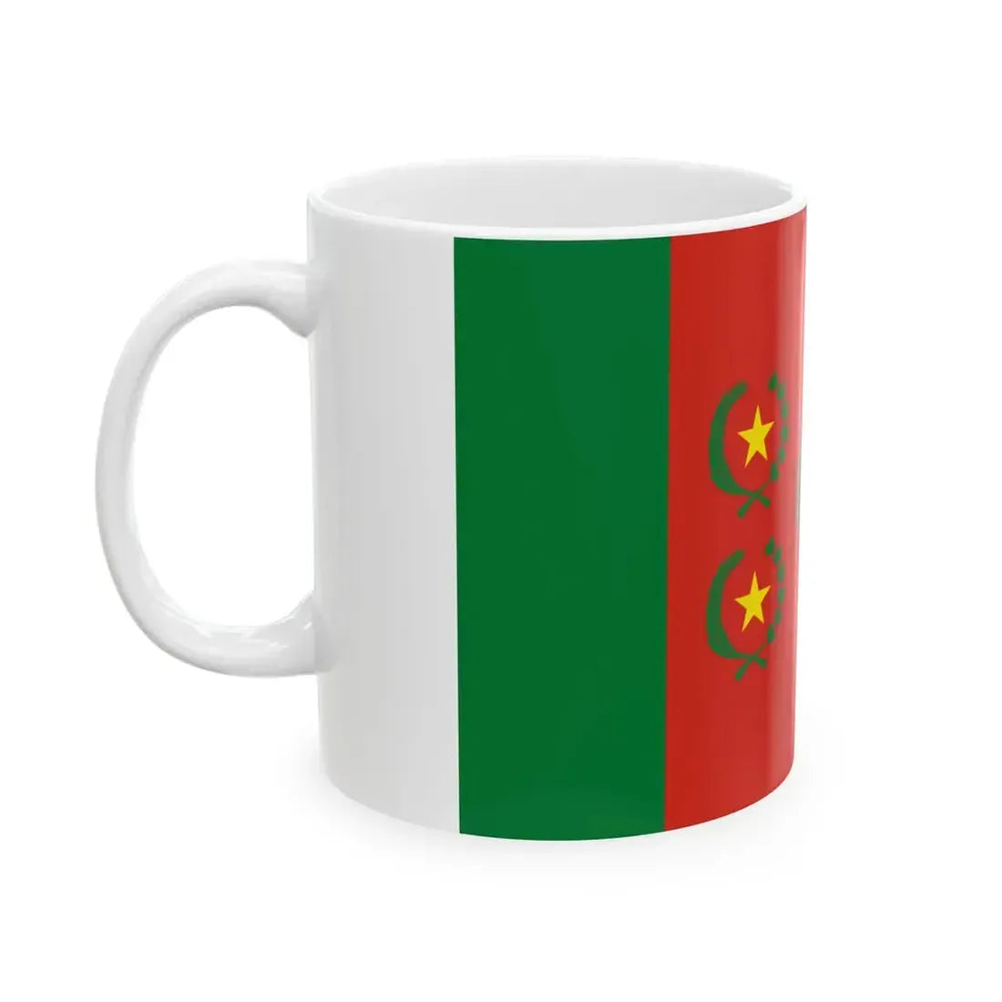 State flag of Bolivia 1825-1826 (Bolivia) White Coffee Mug - Go Mug Yourself