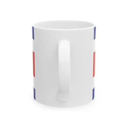 State Flag of Costa Rica 1964-1998 (Costa Rica) White Coffee Mug - Go Mug Yourself