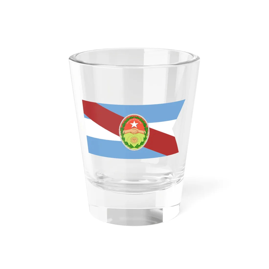 State Flag of Entre Rios (Argentina) Shot Glass 1.5oz 1.5oz - Go Mug Yourself