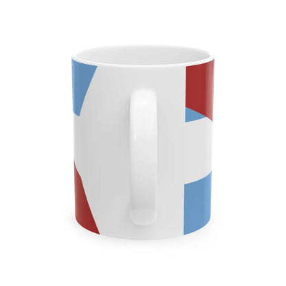 State Flag of Entre Rios (Argentina) White Coffee Mug - Go Mug Yourself