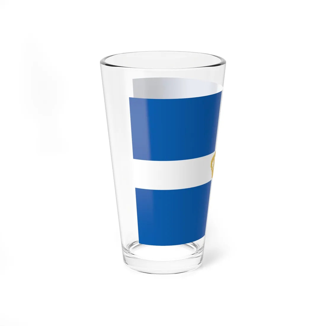 State Flag of Greece 1863-1924 and 1935-1973 (Greece) Pint Glass 16oz - Go Mug Yourself