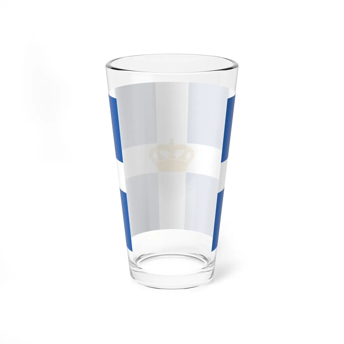 State Flag of Greece 1863-1924 and 1935-1973 (Greece) Pint Glass 16oz - Go Mug Yourself