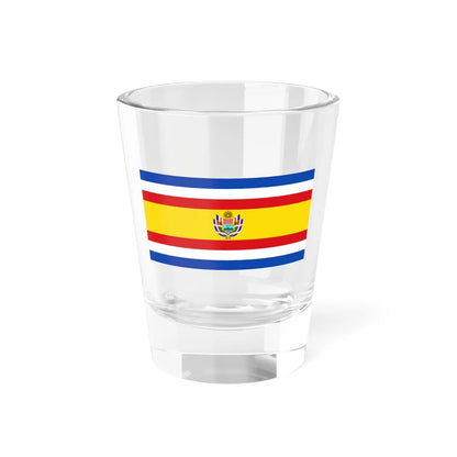 State Flag of Guatemala 1858-1871 (Guatemala) Shot Glass 1.5oz 1.5oz - Go Mug Yourself