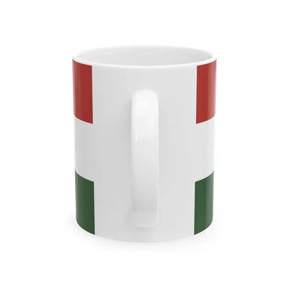 State Flag of Hungary 1995 proposal 1-2 aspect ratio (Hungary) White Coffee Mug - Go Mug Yourself